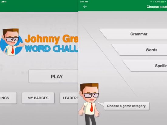 Johnny Grammar’s Word Challenge top 5 ứng dụng phần mềm học tiếng anh miễn phí