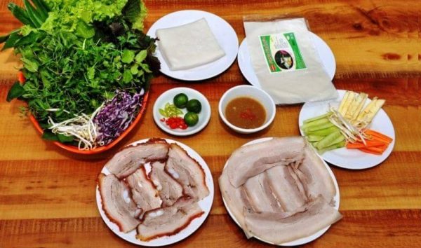 bánh tráng cuốn thịt heo top 8 món ăn đặc sản đà nẵng